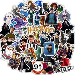 Set De 50 Pegotines Stickers De Harry Potter Libro Pelicula