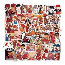 Set De 50 Pegotines Stickers De Slam Dunk Anime Manga