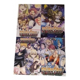 Set De 8 Posters Fairy Tail C/u Mide 42x29cm Anime Manga