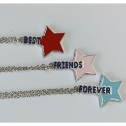 COLLAR AMISTAD TRIPLE BFF BEST FRIENDS FOREVER